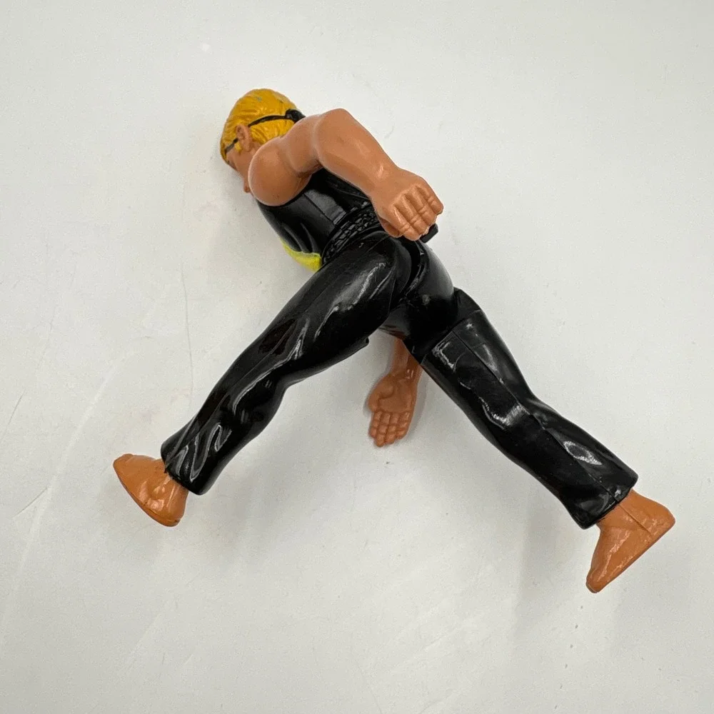 Remco Karate Kid Johnny Lawrence Action Figure 1986 Cobra Kai Black Gi Vintage